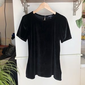 Black Velvet Express Short Sleeve Top